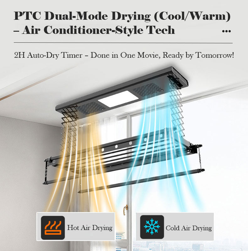 Upgrade 8803 Automated Laundry Rack dryer 【Local Ready Stock + FREE INSTALLATION】