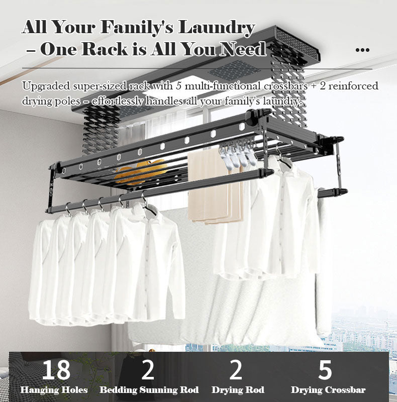 Upgrade 8803 Automated Laundry Rack dryer 【Local Ready Stock + FREE INSTALLATION】