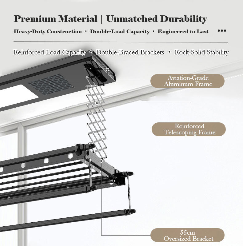 Upgrade 8803 Automated Laundry Rack dryer 【Local Ready Stock + FREE INSTALLATION】