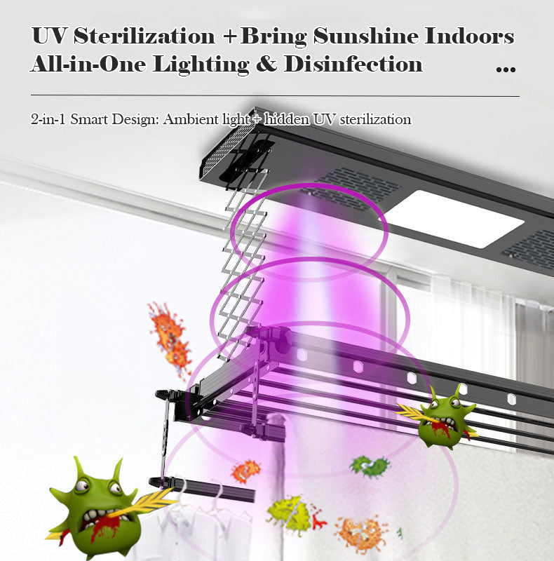 Upgrade 8803 Automated Laundry Rack dryer 【Local Ready Stock + FREE INSTALLATION】