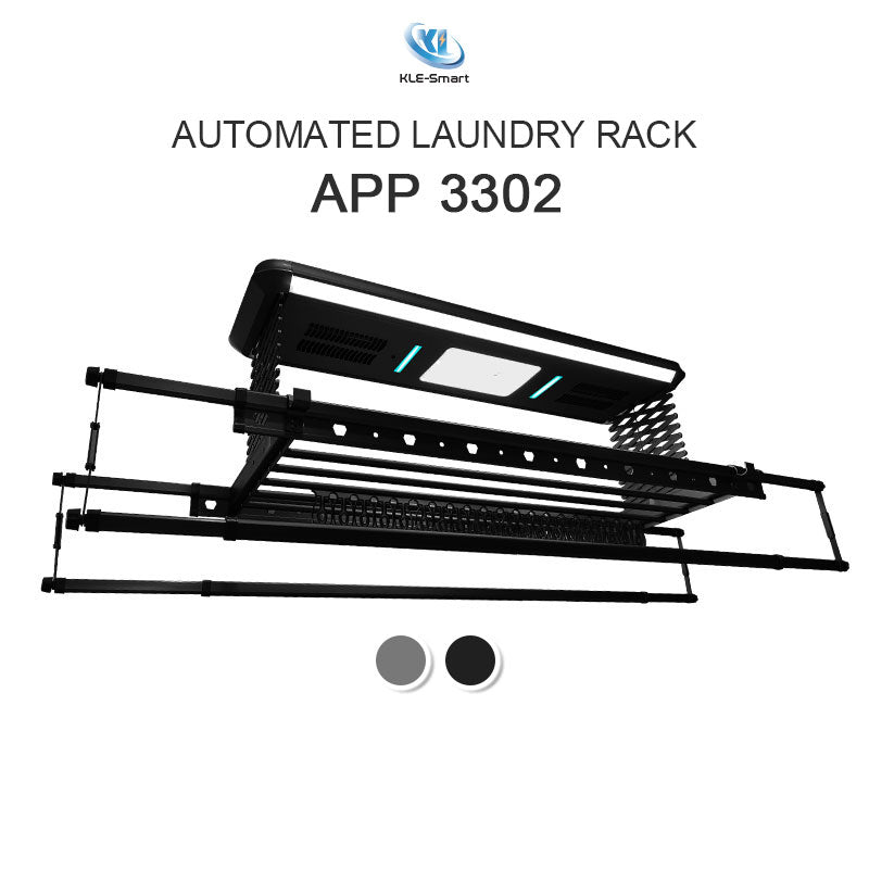 2 DC Fan 3302 - APP + Remote Control Automated Laundry Rack dryer 【Local Ready Stock + FREE INSTALLATION】