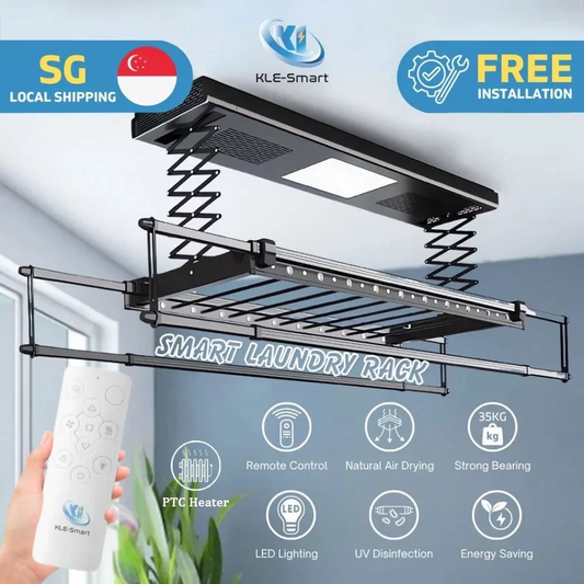 Basic 8803 Automated Laundry Rack dryer 【Local Ready Stock + FREE INSTALLATION】