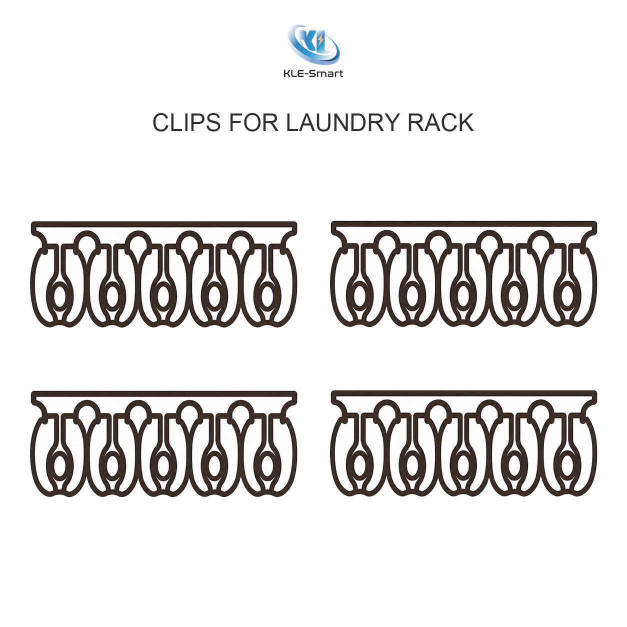 Clips for Automated Laundry Rack