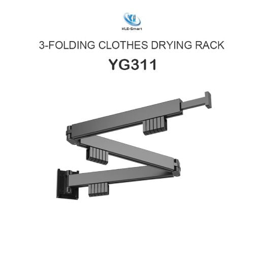 3-Folding Clothes Drying Rack